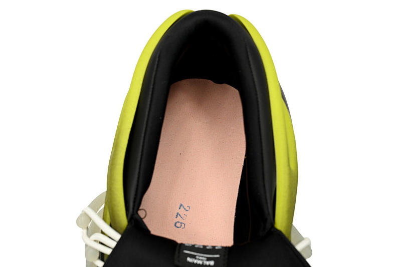 【EA0LJ】黑黄-8 巴尔曼子弹系列低帮运动休闲鞋 YM1VJ309 BALMAIN Multikolor Buty sportowe Black And Yellow