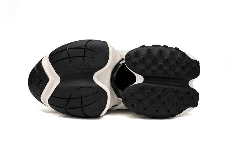 【EA0LJ】黑白-5 巴尔曼子弹系列低帮运动休闲鞋 YM1VJ309 BALMAIN Multikolor Buty sportowe Black And White