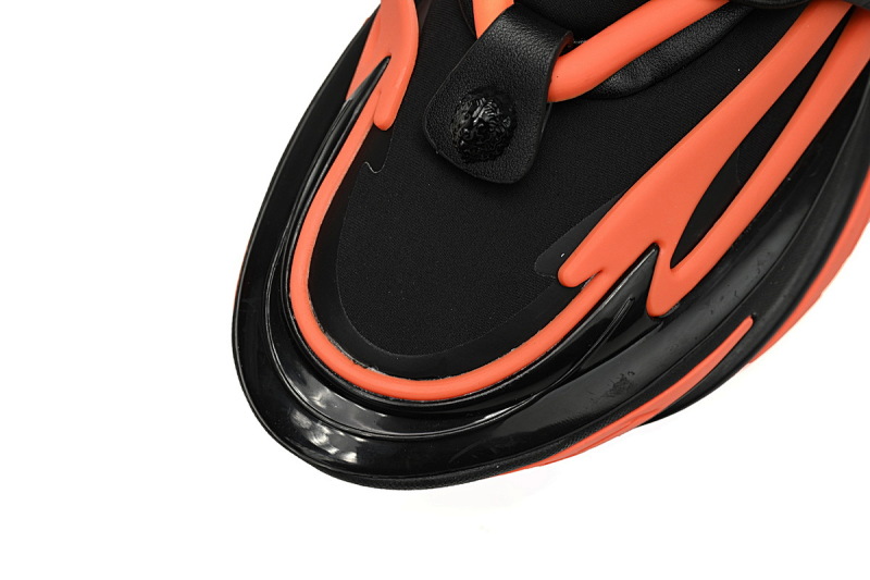 【EA0LJ】黑桔-9 巴尔曼子弹系列低帮运动休闲鞋 YM1VJ309 BALMAIN Multikolor Buty sportowe Black orange
