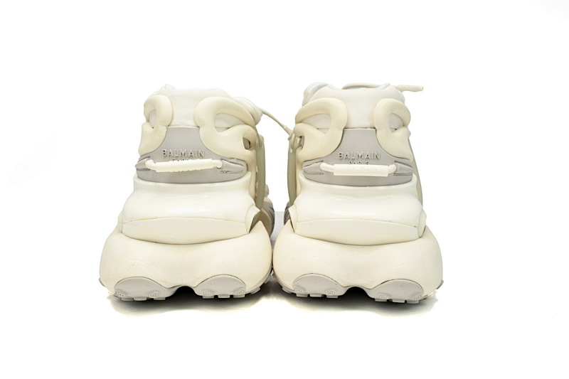 【EA0LJ】全白-2 巴尔曼子弹系列低帮运动休闲鞋 YM1VJ309 BALMAIN Multikolor Buty sportowe All White