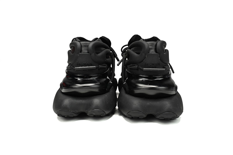 【EA0LJ】全黑-1 巴尔曼子弹系列低帮运动休闲鞋 YM1VJ309 BALMAIN Multikolor Buty sportowe  Black