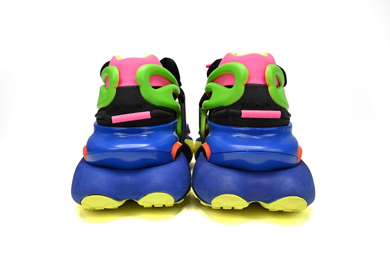 【EA0LJ】多彩-3  巴尔曼子弹系列低帮运动休闲鞋 YM1VJ309 BALMAIN Multikolor Buty sportowe  Colorful