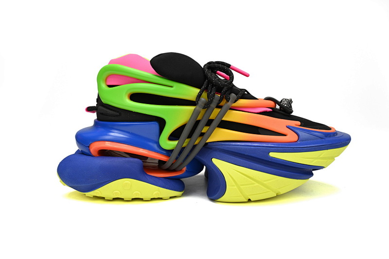 【EA0LJ】多彩-3  巴尔曼子弹系列低帮运动休闲鞋 YM1VJ309 BALMAIN Multikolor Buty sportowe  Colorful