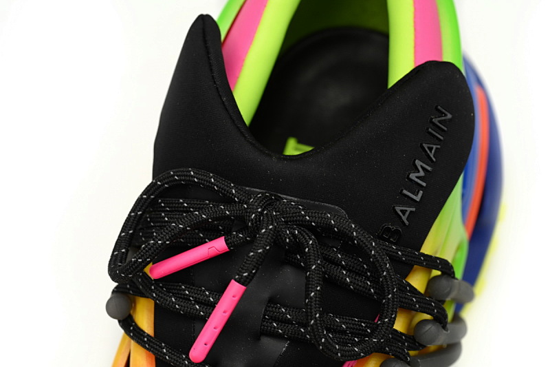 【EA0LJ】多彩-3  巴尔曼子弹系列低帮运动休闲鞋 YM1VJ309 BALMAIN Multikolor Buty sportowe  Colorful