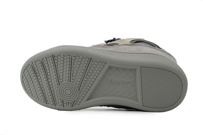 【EA1ET】灰色 顶级版本浪凡运动鞋休闲面包鞋  LANVIN Grey