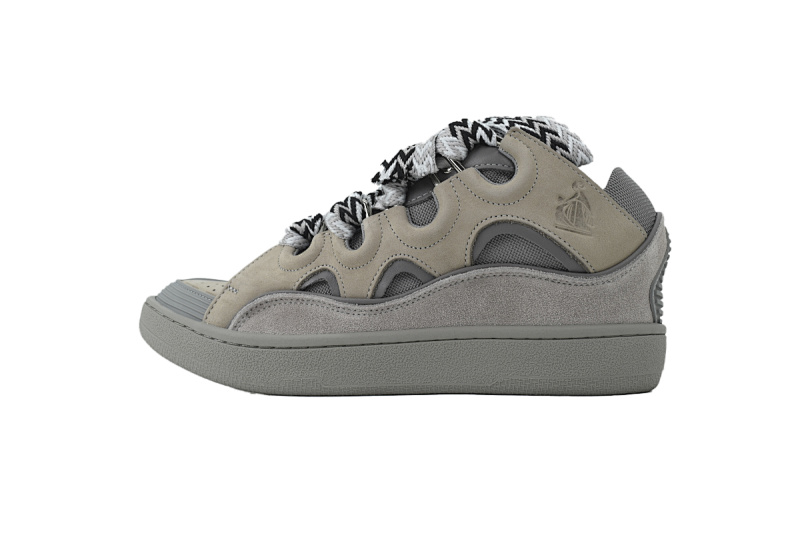 【EA1ET】灰色 顶级版本浪凡运动鞋休闲面包鞋  LANVIN Grey