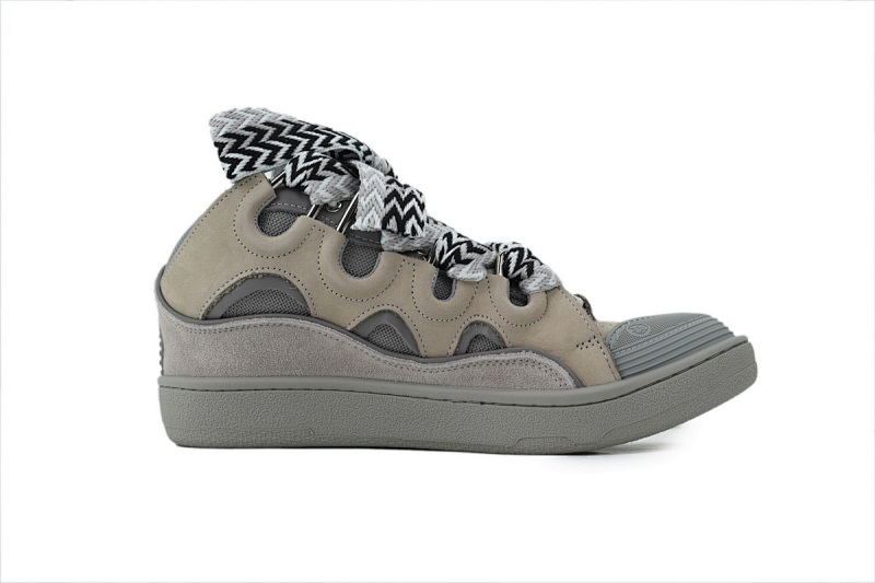 【EA1ET】灰色 顶级版本浪凡运动鞋休闲面包鞋  LANVIN Grey