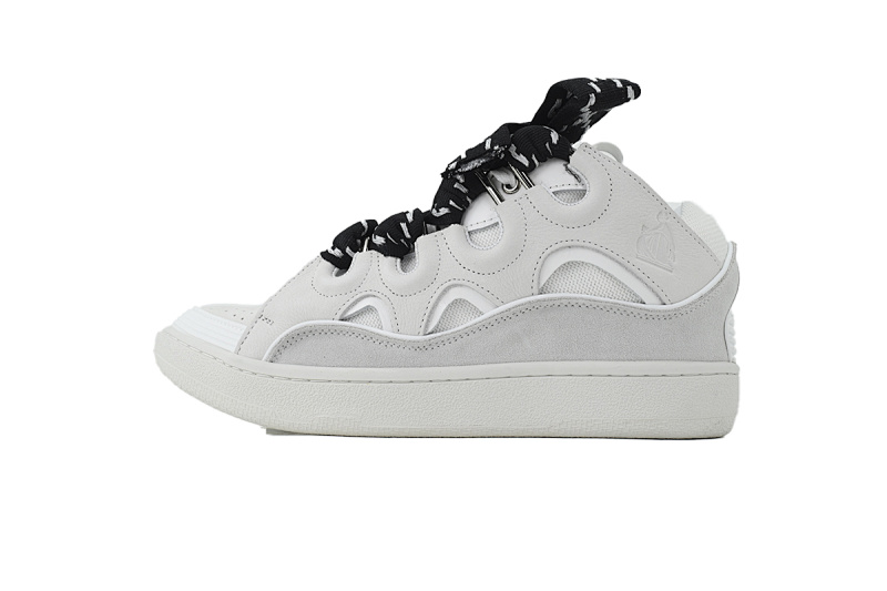 【EA1ET】白色 顶级版本浪凡运动鞋休闲面包鞋 LANVIN White