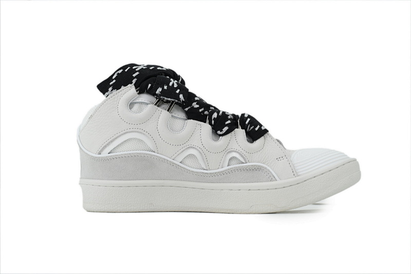 【EA1ET】白色 顶级版本浪凡运动鞋休闲面包鞋 LANVIN White