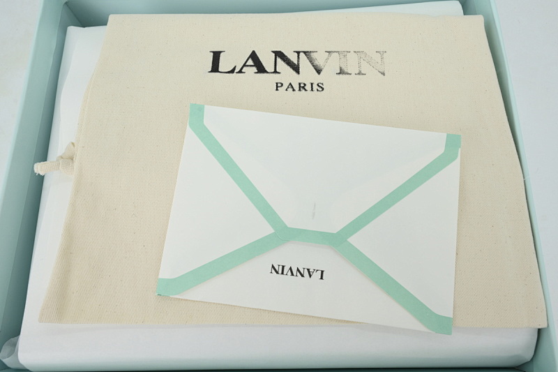 【EA1ET】白彩带  顶级版本浪凡运动鞋休闲面包鞋 LANVIN White Ribbon