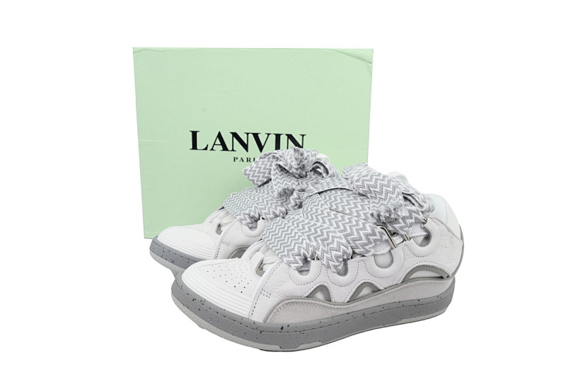 【EA1ET】白灰 顶级版本浪凡运动鞋休闲面包鞋 LANVIN Lime