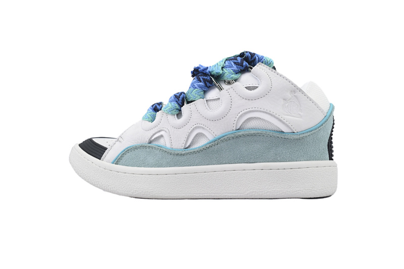 【EA1ET】白蓝 顶级版本浪凡运动鞋休闲面包鞋 LANVIN White Blue