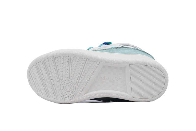 【EA1ET】白蓝 顶级版本浪凡运动鞋休闲面包鞋 LANVIN White Blue