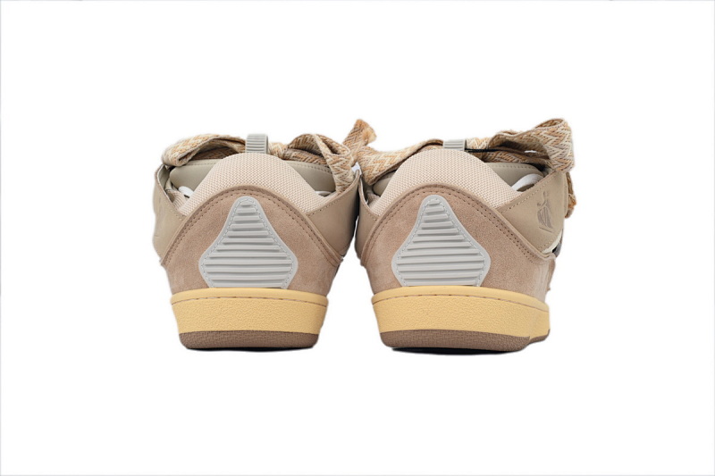 【EA1ET】白棕 顶级版本浪凡运动鞋休闲面包鞋 LANVIN White Brown