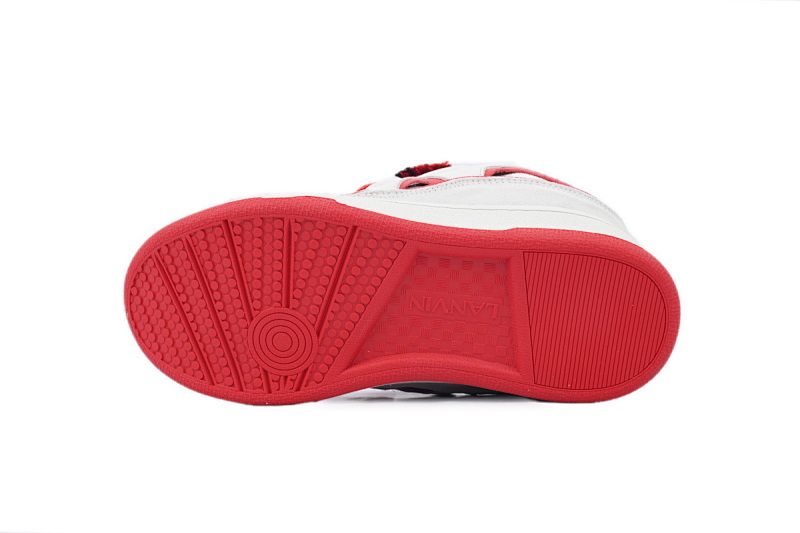 【EA1ET】白红 顶级版本浪凡运动鞋休闲面包鞋 LANVIN White Red