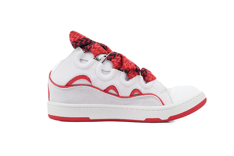 【EA1ET】白红 顶级版本浪凡运动鞋休闲面包鞋 LANVIN White Red