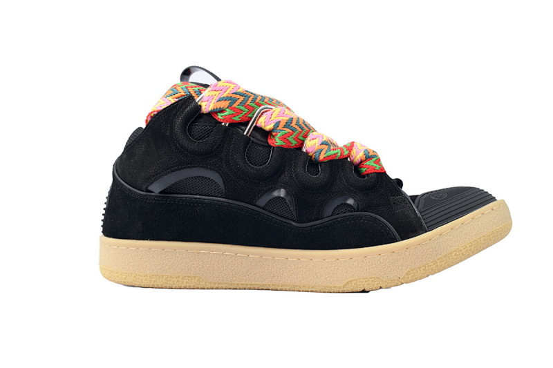 【EA1ET】黑黄色 顶级版本浪凡运动鞋休闲面包鞋 LANVIN Black Yellow