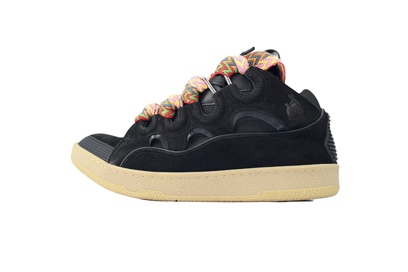 【EA1ET】黑黄色 顶级版本浪凡运动鞋休闲面包鞋 LANVIN Black Yellow