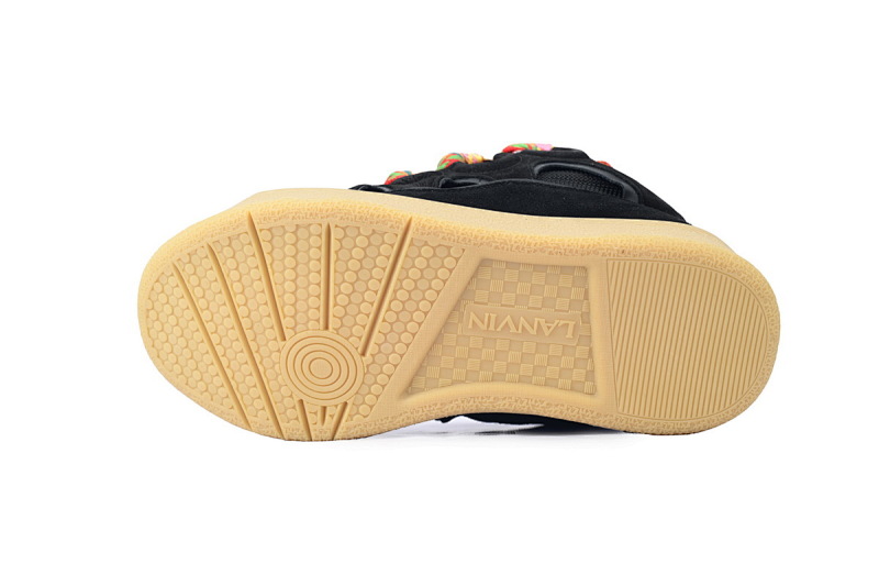 【EA1ET】黑黄色 顶级版本浪凡运动鞋休闲面包鞋 LANVIN Black Yellow