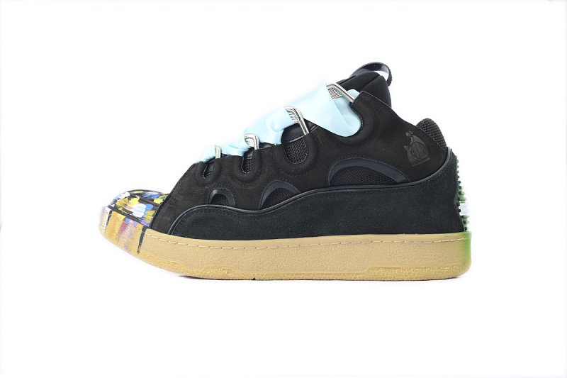 【FA5ET】泼墨黑 顶级版本浪凡运动鞋休闲面包鞋 LANVIN Black