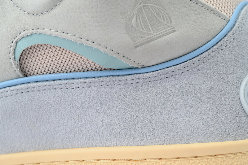 【EA1ET】蓝色 顶级版本浪凡运动鞋休闲面包鞋 LANVIN White Blue