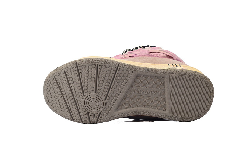 【FA5ET】泼墨粉 顶级版本浪凡运动鞋休闲面包鞋 LANVIN Pink