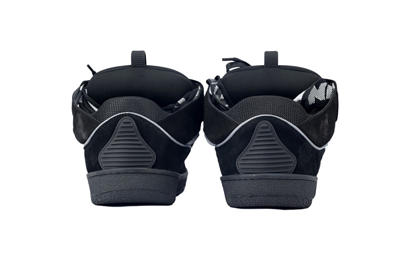 【EA1ET】黑银面 顶级版本浪凡运动鞋休闲面包鞋 LANVIN Black