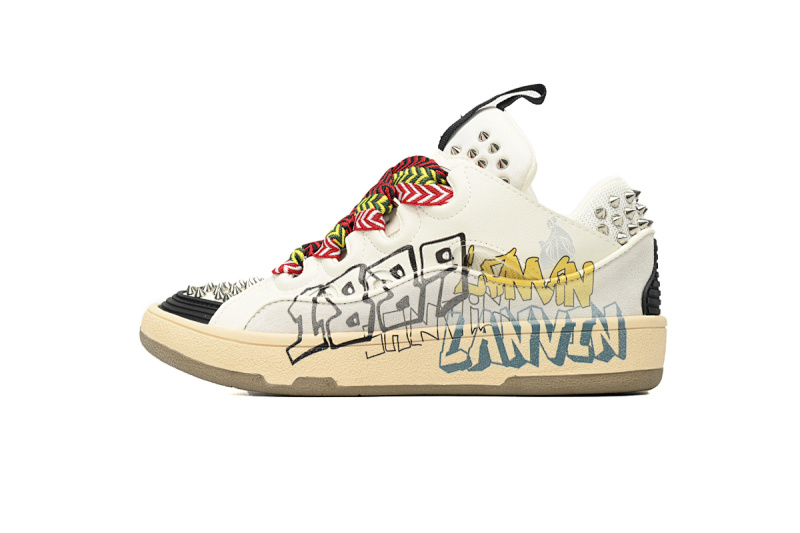 yupoo_305094_3acb7ae8.jpg 【CA1ET】黑彩绘 浪凡运动鞋休闲鞋面包鞋 LANVIN White Black Painted