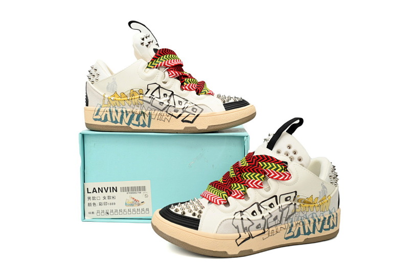 yupoo_305094_80c0f71c.jpg 【CA1ET】黑彩绘 浪凡运动鞋休闲鞋面包鞋 LANVIN White Black Painted
