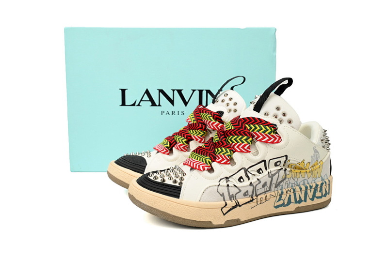 yupoo_305094_ccdeec88.jpg 【CA1ET】黑彩绘 浪凡运动鞋休闲鞋面包鞋 LANVIN White Black Painted