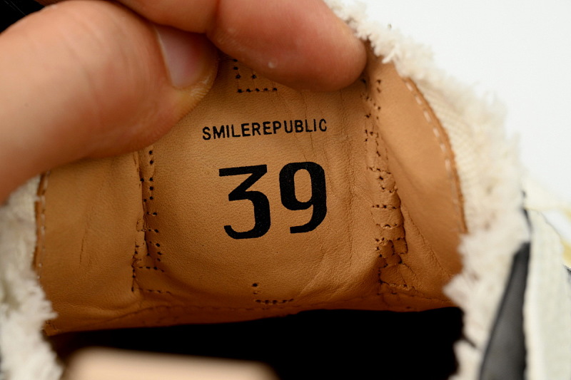 【BA3ET】呢绒烟雾 檀健次Smilerepublic 可替换开口笑 低帮帆布鞋