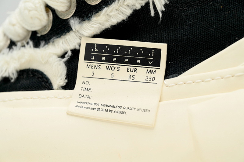 【CA1ET】3.0白黑 吴建豪XVESSELGOP硫化鞋 S22x55B xVESSEL G.O.P.Lows 3.0 Black