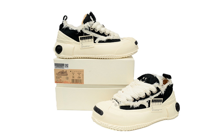【CA1ET】3.0白黑 吴建豪XVESSELGOP硫化鞋 S22x55B xVESSEL G.O.P.Lows 3.0 Black