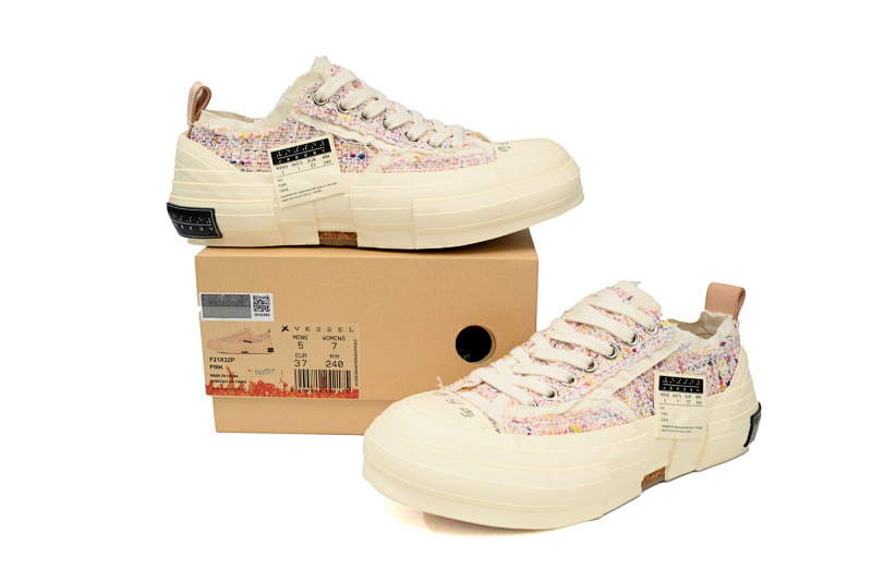 【CA7ET】粉小香风 吴建豪XVESSELGOP硫化鞋 F21X32P xVESSEL G.O.P.Lows Pink Fragrant Wind