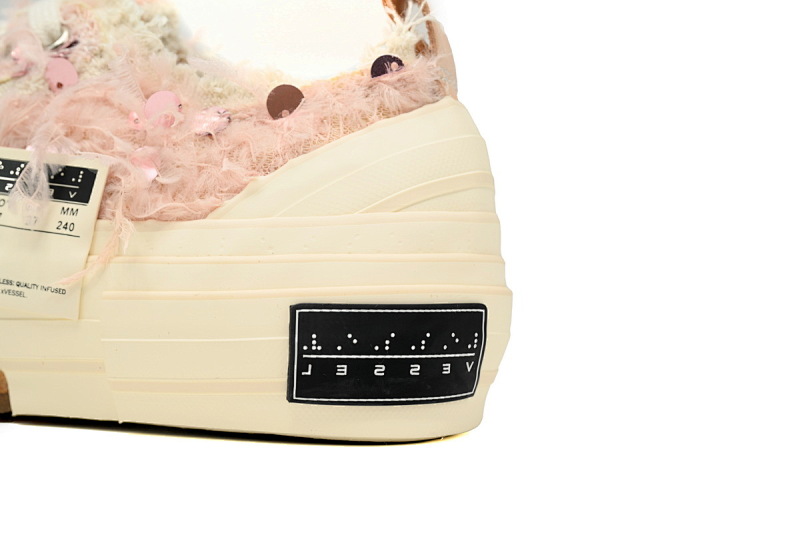 【CA7ET】粉色亮片 吴建豪XVESSELGOP硫化鞋 F23x72C xVESSEL G.O.P.Lows Pink Sequins