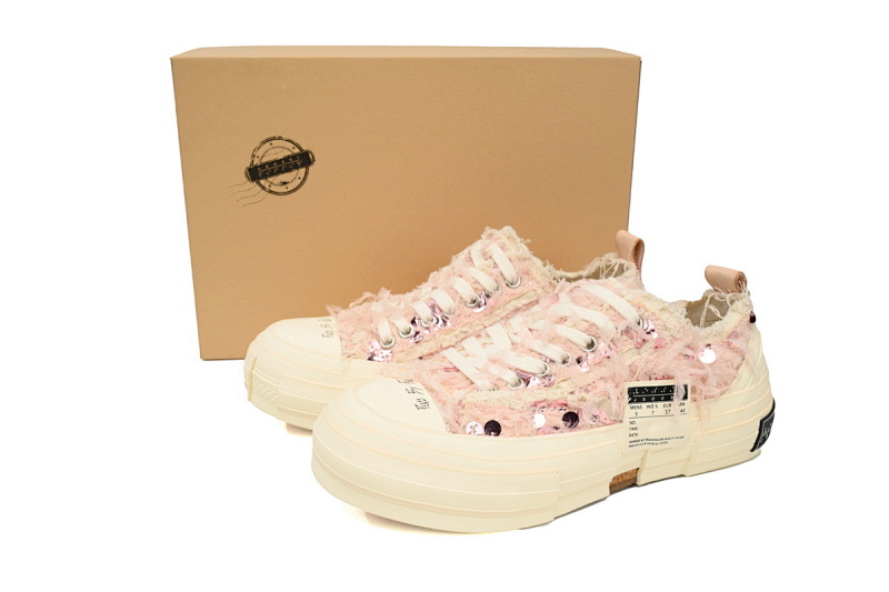 【CA7ET】粉色亮片 吴建豪XVESSELGOP硫化鞋 F23x72C xVESSEL G.O.P.Lows Pink Sequins