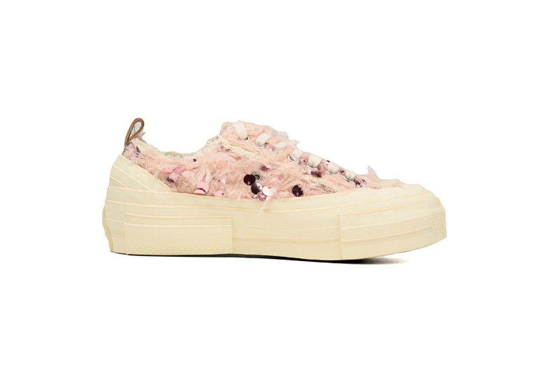 【CA7ET】粉色亮片 吴建豪XVESSELGOP硫化鞋 F23x72C xVESSEL G.O.P.Lows Pink Sequins