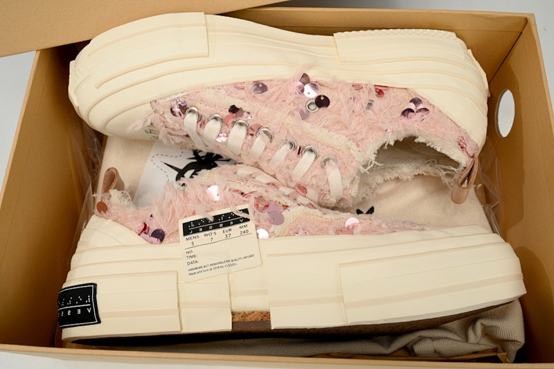 【CA7ET】粉色亮片 吴建豪XVESSELGOP硫化鞋 F23x72C xVESSEL G.O.P.Lows Pink Sequins
