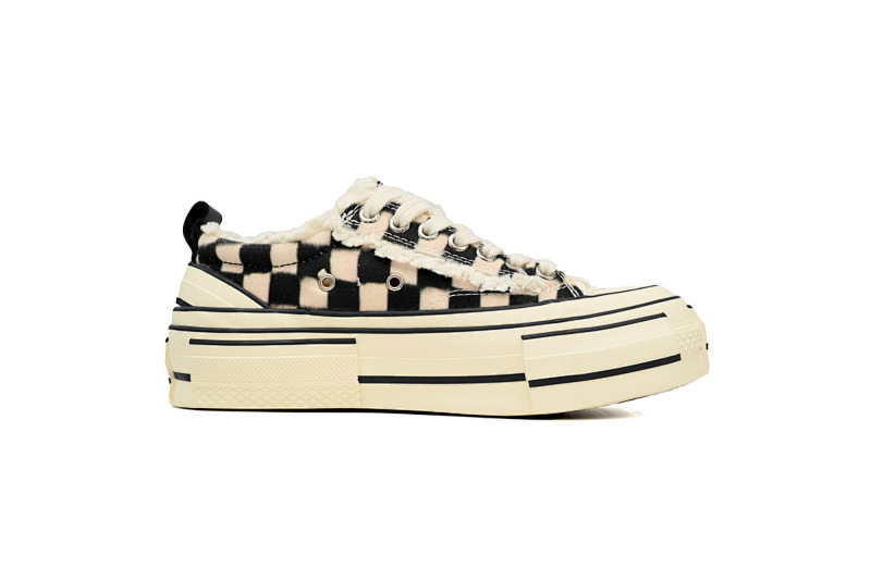 【CA7ET】棋盘格 吴建豪XVESSELGOP硫化鞋 S23X09B xVESSEL G.O.P.Lows Chessboard Grid