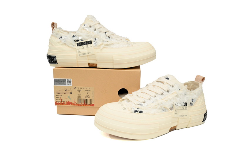 【CA7ET】白色亮片 吴建豪XVESSELGOP硫化鞋 S23X13S xVESSEL G.O.P.Lows Self Colored Sequins