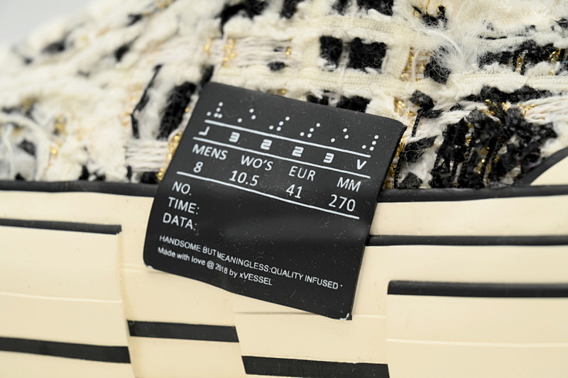 【CA7ET】黑粗呢 吴建豪XVESSELGOP硫化鞋 F21X28B xVESSEL G.O.P.Lows Black Coarse Cloth