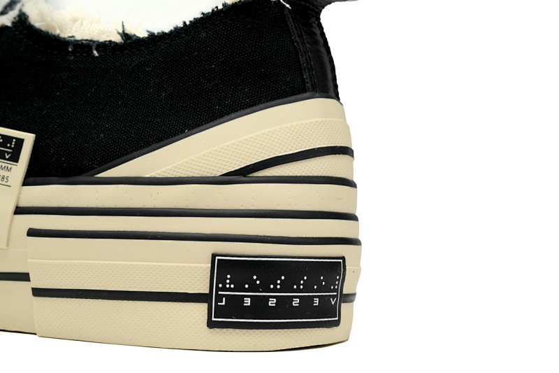 【CA7ET】夜光黑白增高 吴建豪XVESSELGOP硫化鞋 F19X005B xVESSEL G.O.P.Lows Crooked SHOE Black