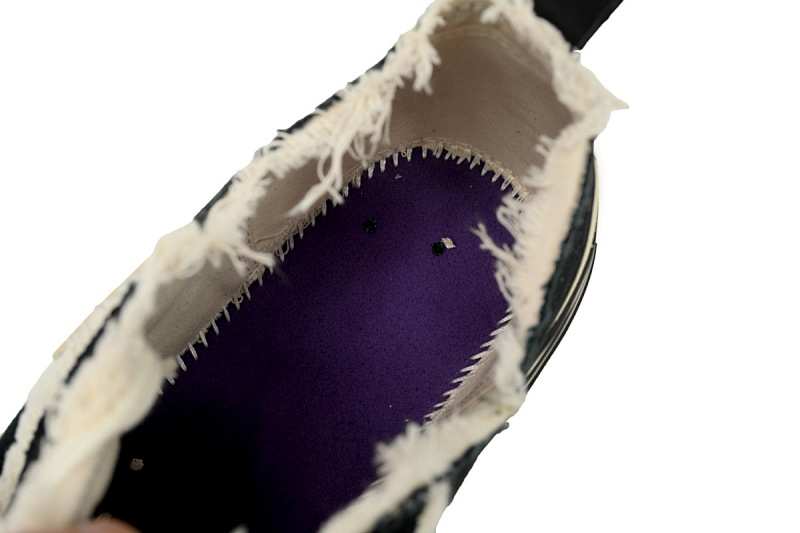 【CA7ET】夜光黑白增高 吴建豪XVESSELGOP硫化鞋 F19X005B xVESSEL G.O.P.Lows Crooked SHOE Black
