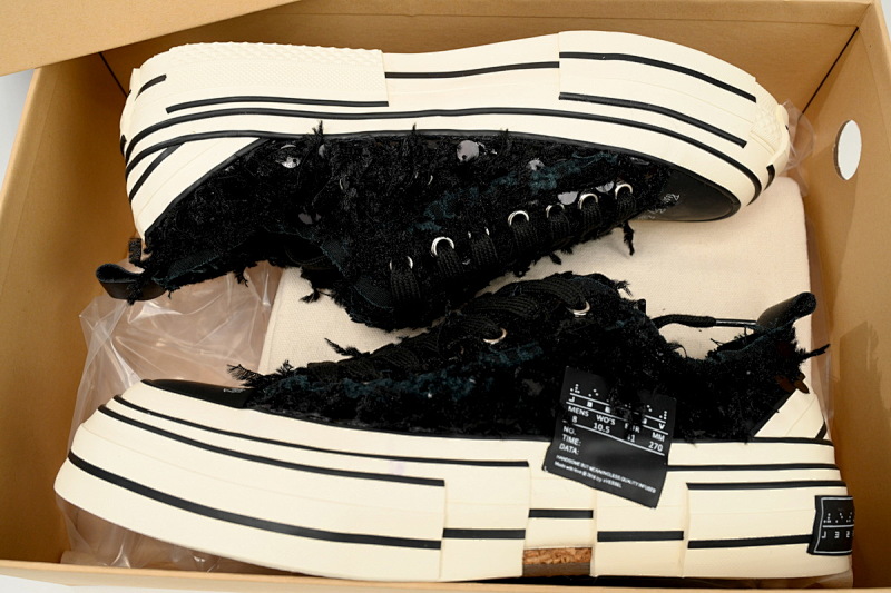 【CA7ET】黑色亮片 吴建豪XVESSELGOP硫化鞋 F23X16B xVESSEL G.O.P.Lows Black Sequins