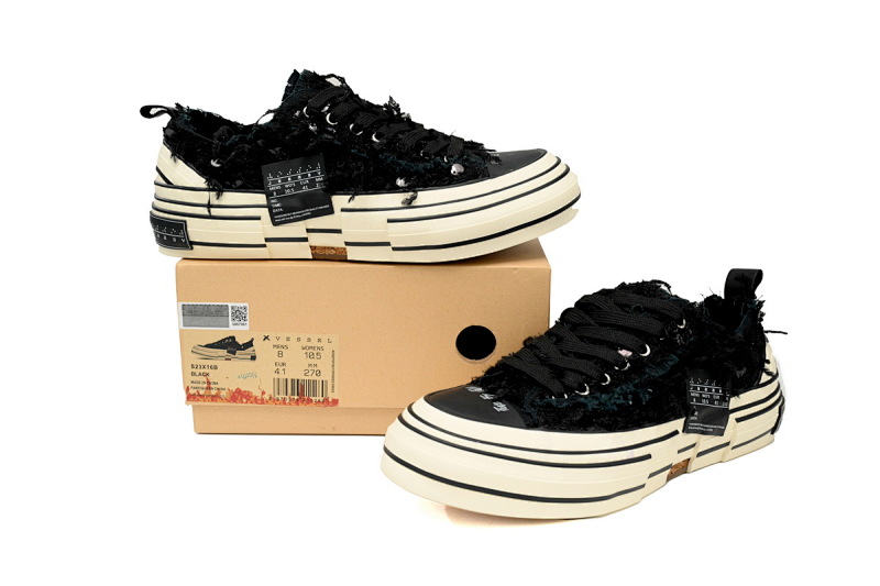 【CA7ET】黑色亮片 吴建豪XVESSELGOP硫化鞋 F23X16B xVESSEL G.O.P.Lows Black Sequins