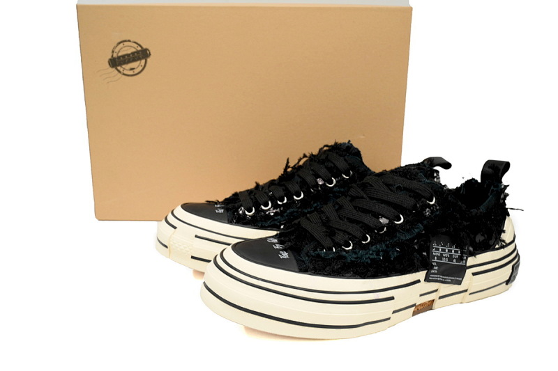 【CA7ET】黑色亮片 吴建豪XVESSELGOP硫化鞋 F23X16B xVESSEL G.O.P.Lows Black Sequins