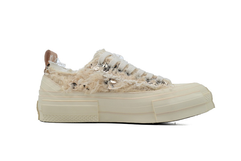 【CA7ET】白金色亮片 吴建豪XVESSELGOP硫化鞋 F23X01G xVESSEL G.O.P.Lows Pink Sequins