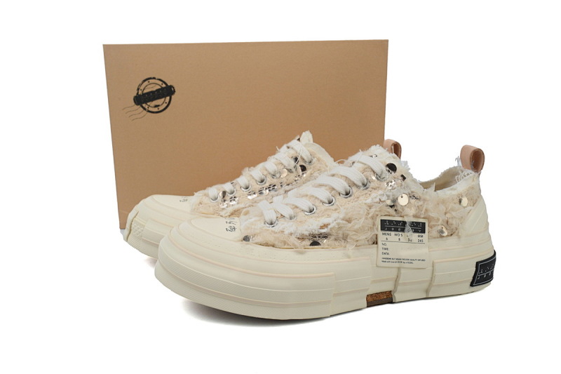 【CA7ET】白金色亮片 吴建豪XVESSELGOP硫化鞋 F23X01G xVESSEL G.O.P.Lows Pink Sequins