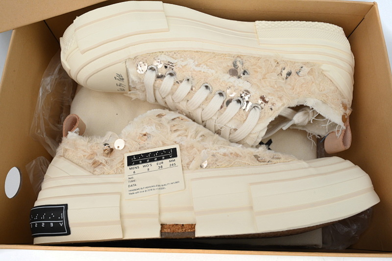 【CA7ET】白金色亮片 吴建豪XVESSELGOP硫化鞋 F23X01G xVESSEL G.O.P.Lows Pink Sequins