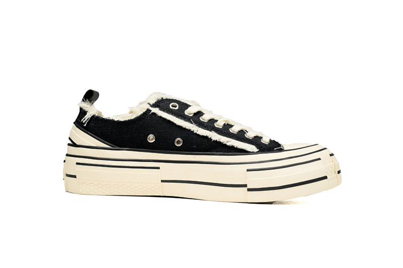 【CA7ET】盲文黑色 吴建豪XVESSELGOP硫化鞋 S19X001B xVESSEL G.O.P.Lows Classic Black And White